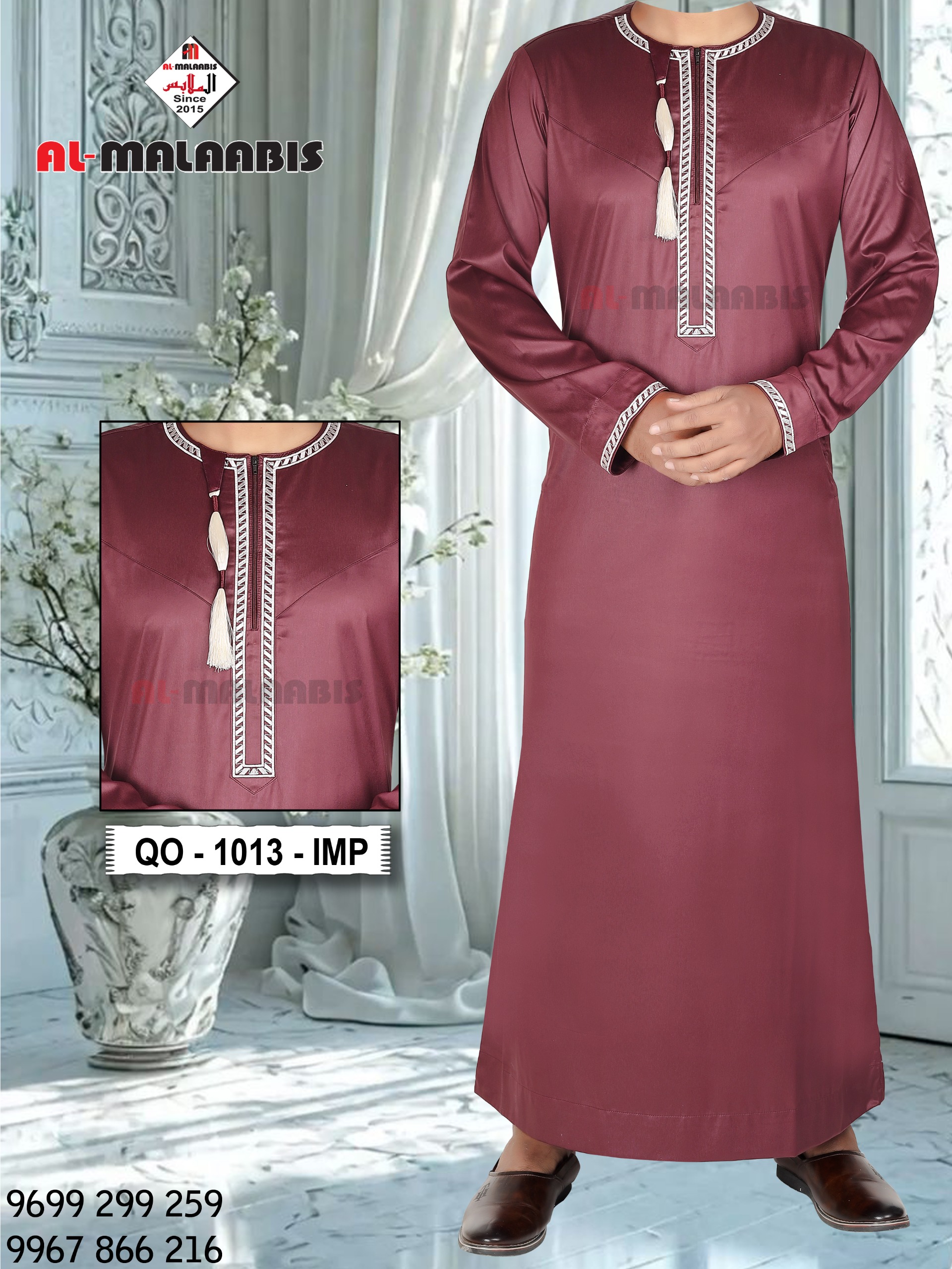 Mens - OMANI STYLE - Imported Shinning Fabric