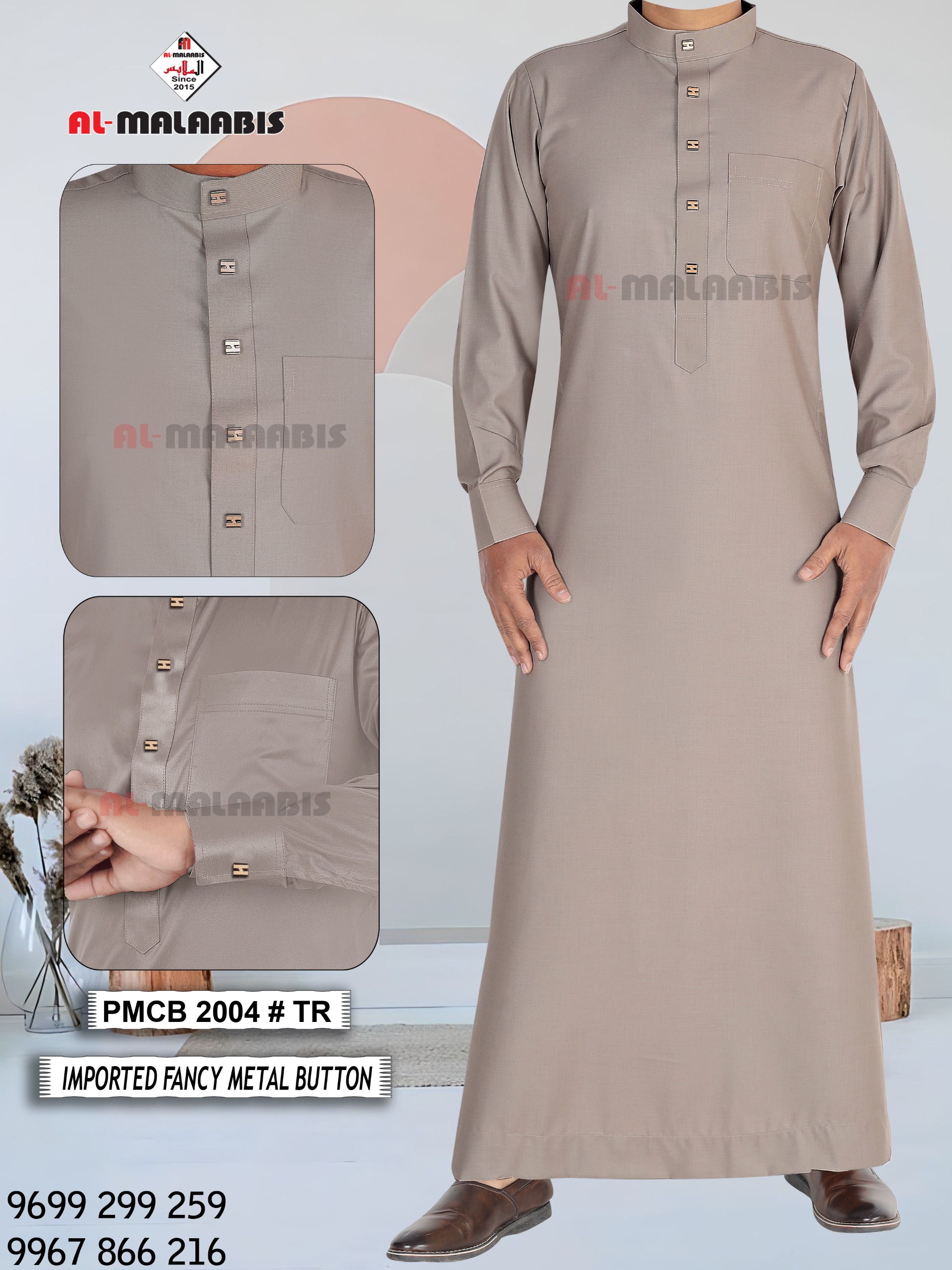 PMCB - PLAIN METAL CUFF BUTTON - 2004 - TR